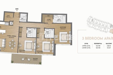 1 bedroom Apartment in Dubai, UAE No. 160300 15