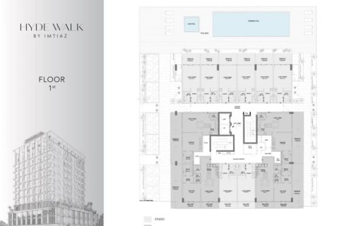 Appartement de Studio à Al Satwa, UAE No. 170411 19