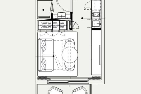 Квартира студия в Downtown Jebel Ali, ОАЭ №170417 8