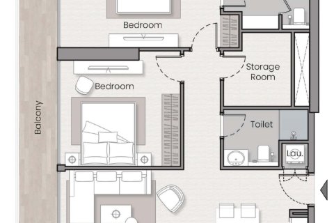 Studio Apartment in Jumeirah Village Circle, UAE No. 170414 14