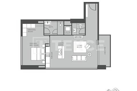 1 غرف نوم شقة  رقم 131465 30