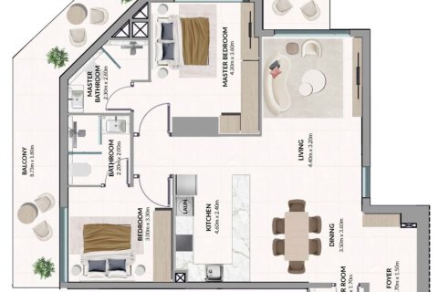 2 bedrooms Apartment in Meydan, UAE No. 149362 16