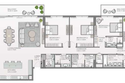 4 bedrooms Apartment  No. 108617 9