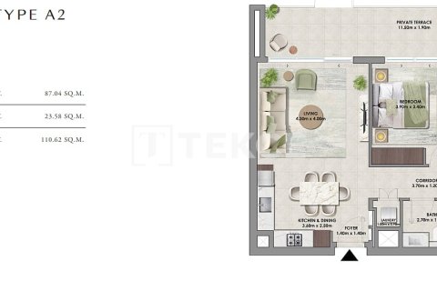 Apartment de 1 dormitorio en Dubai Hills Estate, UAE No. 186860 16