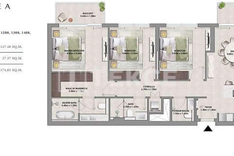 Apartment de 1 dormitorio en Dubai Hills Estate, UAE No. 186860 17