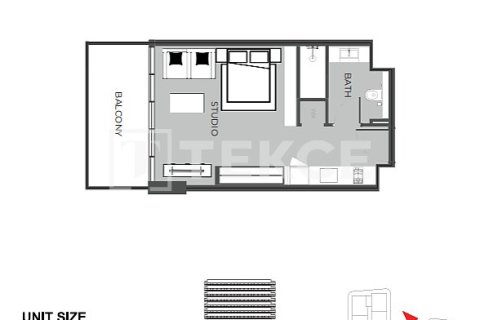 Appartement de 2 chambres No. 127525 22