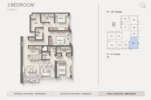 Appartement de Studio à HILLMONT RESIDENCES Jumeirah Village Circle, UAE No. 173125 15