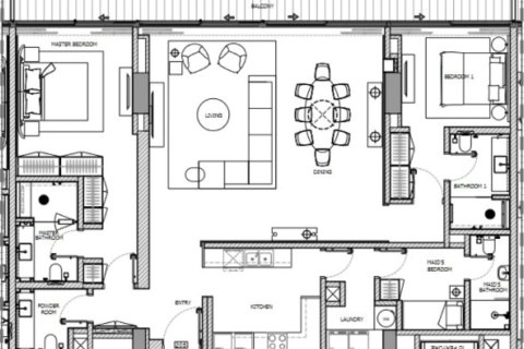 Studio Apartment in Binghatti Vintage Majan, UAE No. 173120 8