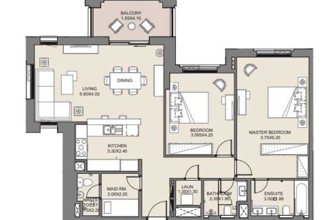 2 bedrooms Apartment  No. 108601 5