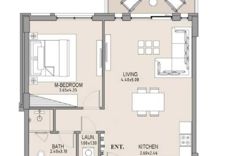 Квартира с 1 спальней  №108604 6
