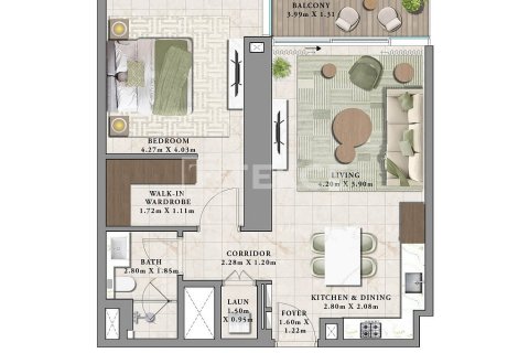 Appartement de 2 chambres à Dubai, UAE No. 135987 13