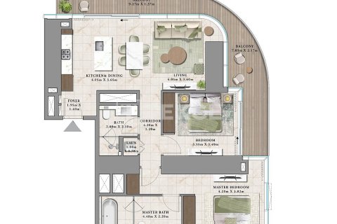 Appartement de 1 chambre à Dubai, UAE No. 135986 14