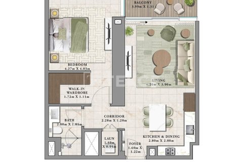 Appartement de 1 chambre à Dubai, UAE No. 135986 13