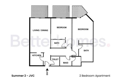 Apartment de 2 dormitorios en Jumeirah Village Circle, UAE No. 171987 12