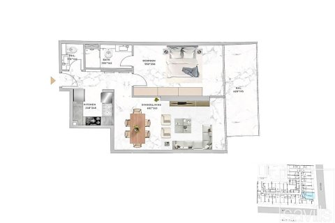 Квартира с 1 спальней в District 10, ОАЭ №136592 18