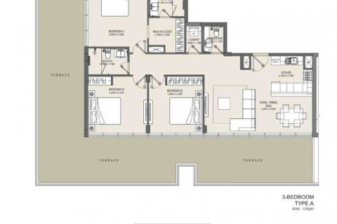 Квартира с 3 спальнями в Meydan, ОАЭ №96951 4