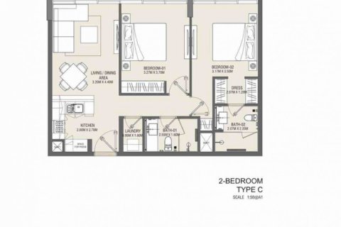 3 غرف نوم شقة في Meydan, الإمارات العربية المتحدة رقم 96952 6
