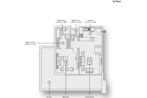 1 bedroom Apartment in AZIZI SAMIA Al Furjan, UAE No. 173189 6