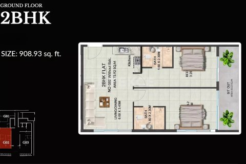 Appartement de 2 chambres à Dubai, UAE No. 187696 20