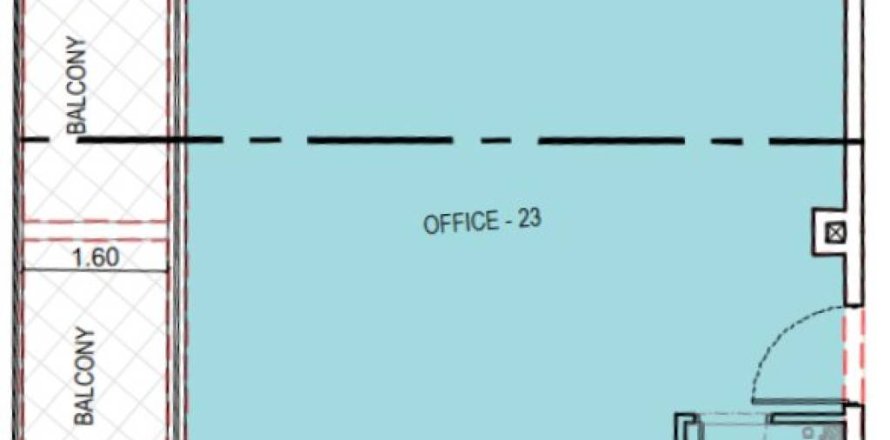 63.87m² Office in Dubai, UAE No. 15715