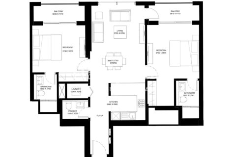 Apartment de 2 dormitorios en Mohammed Bin Rashid City, UAE No. 142989 18