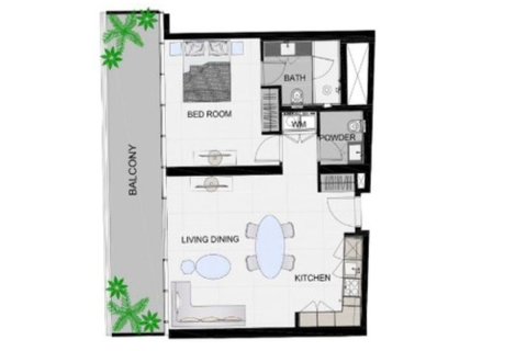 Квартира с 1 спальней в Dubai Sports City, ОАЭ №186400 15