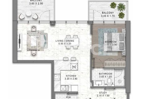 Apartment de 2 dormitorios en DAMAC Hills (Akoya by DAMAC), UAE No. 203568 31
