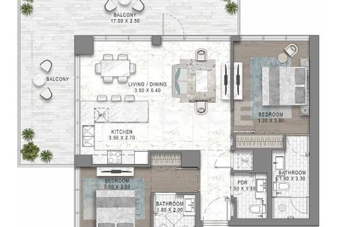 Apartment de 1 dormitorio en DAMAC Hills (Akoya by DAMAC), UAE No. 203566 23