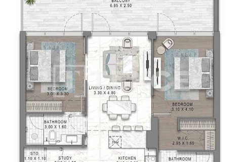 Apartment de 1 dormitorio en DAMAC Hills (Akoya by DAMAC), UAE No. 203566 18
