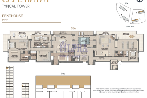 Penthouse de 4 chambres à Mina Al Arab, UAE No. 91640 15
