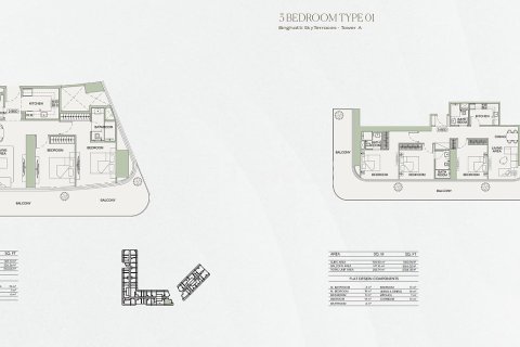 Appartement de 1 chambre à Dubai, UAE No. 143801 28