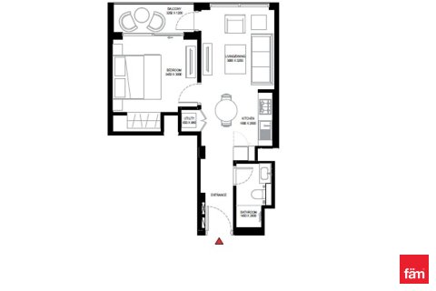 Appartement de 1 chambre  No. 109618 13