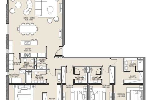 Квартира с 4 спальнями  №108610 6