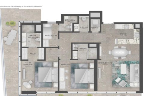 2 bedrooms Apartment in Dubai, UAE No. 183399 14