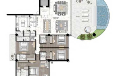 Apartment de 4 dormitorios en CAVALLI COUTURE  No. 109109 4