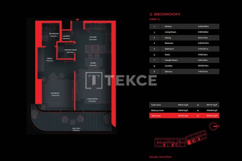 Apartment de 5 dormitorios en Al Marjan Island, UAE No. 208201 16