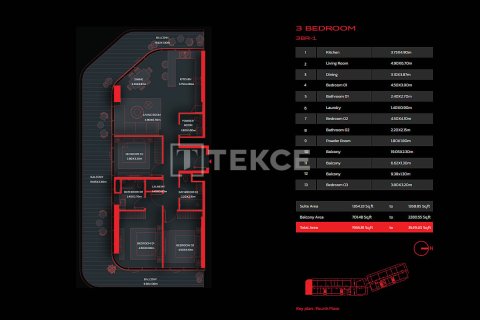 Apartment de 5 dormitorios en Al Marjan Island, UAE No. 208201 20