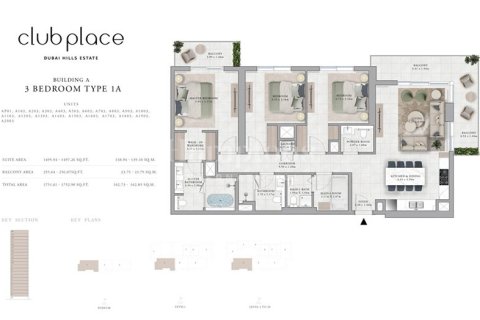 Apartment de 3 dormitorios en Maple at Dubai Hills Estate, UAE No. 72960 8