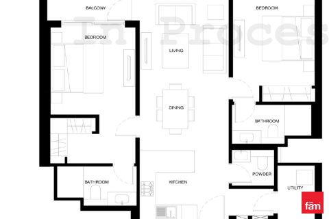 Appartement de 2 chambres  No. 111948 12