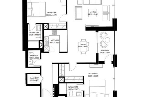 Appartement de 2 chambres  No. 109190 5