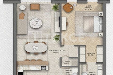 Duplex de 2 chambres  No. 132425 17