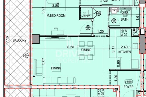Квартира с 1 спальней в Джумейра Вилладж Серкл, ОАЭ №84242 12