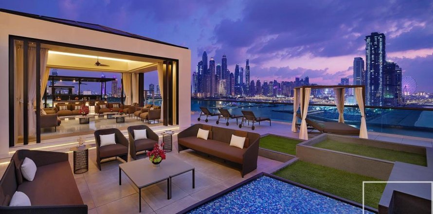 Пентхаус с 2 спальнями в Пальма Джумейра, ОАЭ №136741