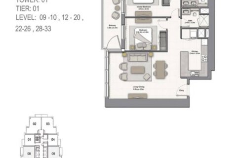 Apartment de 2 dormitorios en 52-42 (FIFTY TWO FORTY TWO TOWER) Dubai, UAE No. 97263 18