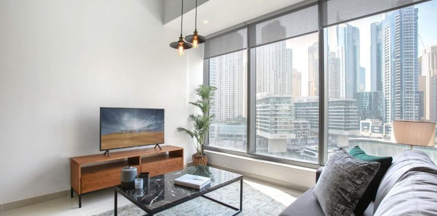 Квартира с 1 спальней в Дубай Марина, ОАЭ №149558