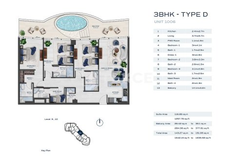 3 bedrooms Apartment in Al Marjan Island, UAE No. 144727 27