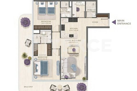 Appartement de 1 chambre à Dubai, UAE No. 205640 25
