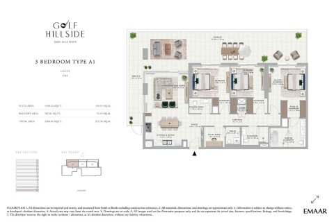 Appartement de 3 chambres à Dubai Hills Estate, UAE No. 103470 10