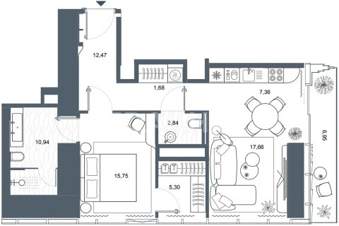 1 bedroom Apartment in Dubai Internet City, UAE No. 200324 3
