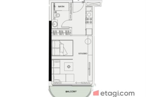 Apartment de 37.5m² en Arjan, UAE No. 80177 13